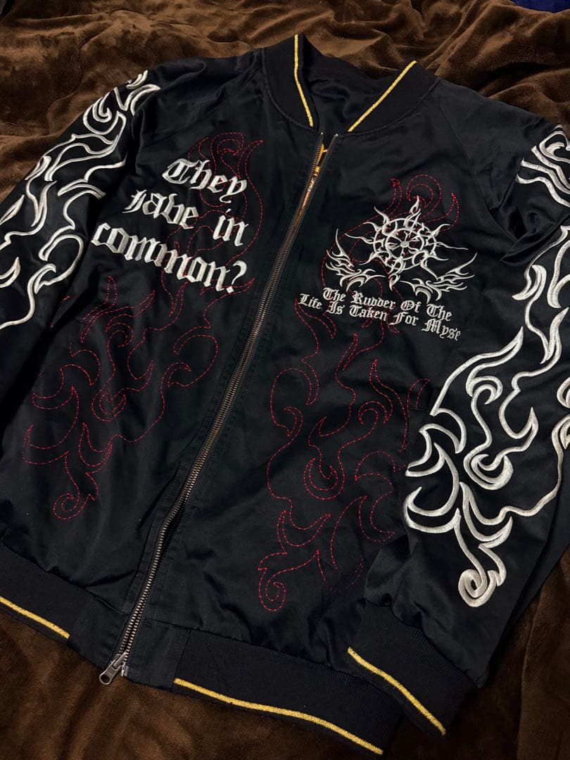 ２面用 ONE PIECE 日本限定 スカジャン vintage サテン