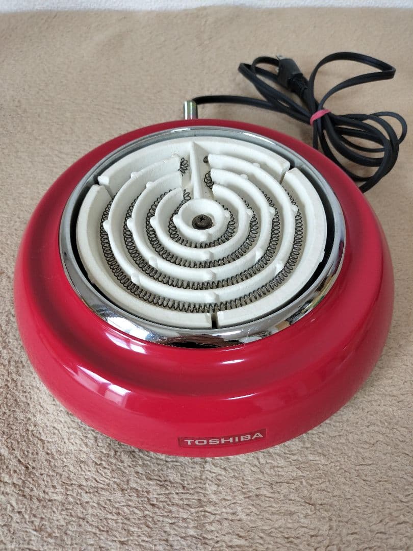 未使用品　昭和レトロ 電気コンロ TOSHIBA　HP-654