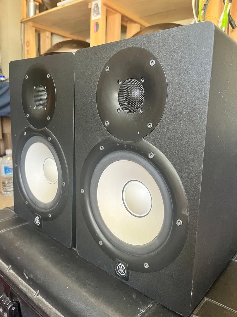 YAMAHA HS7 パワードスピーカー・社外ハードケース電源ケーブル付