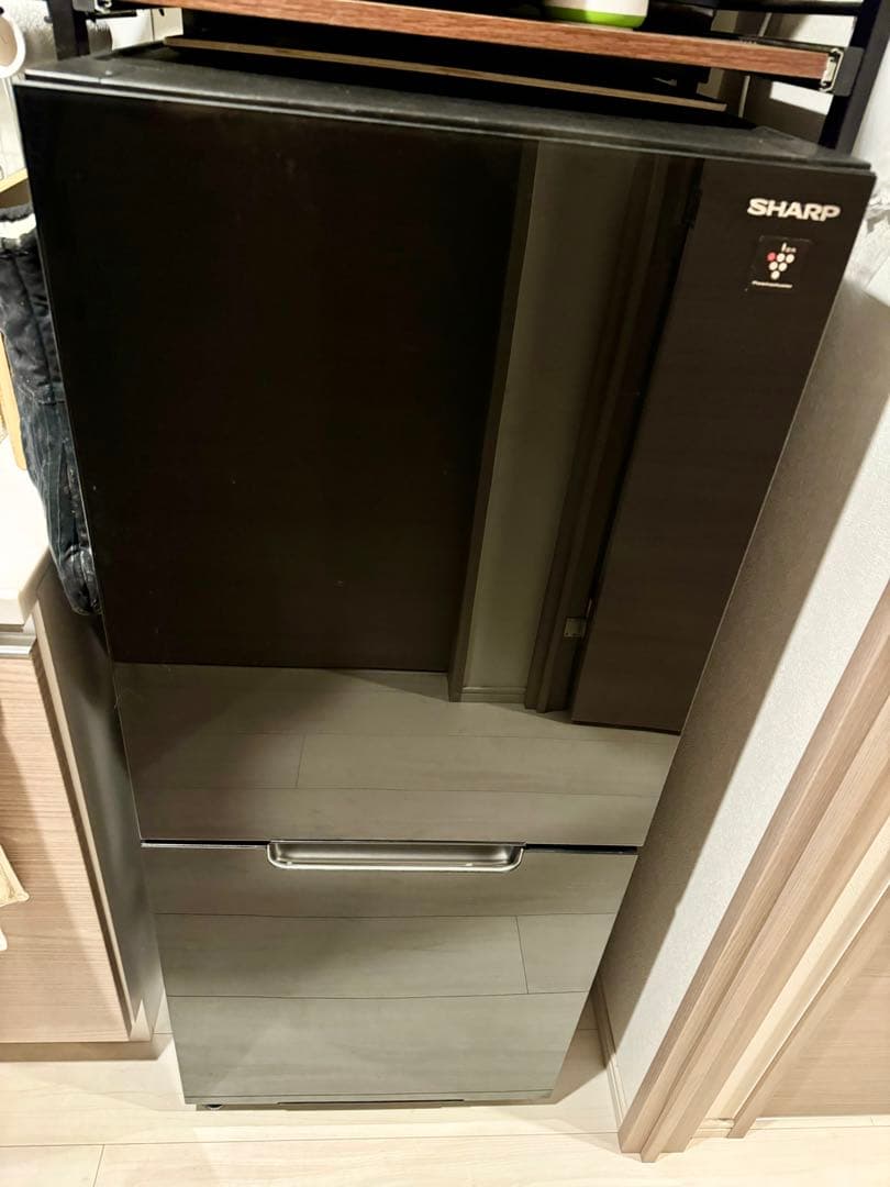 冷蔵庫 SHARP ブラック SJ-GD15G-B 152L 2ドア