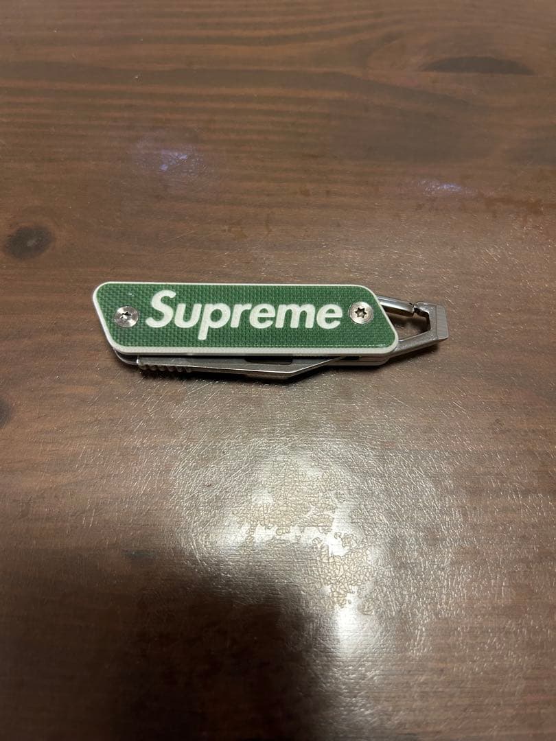 小物 Supreme TRUE Modern Keychain Knife Olive
