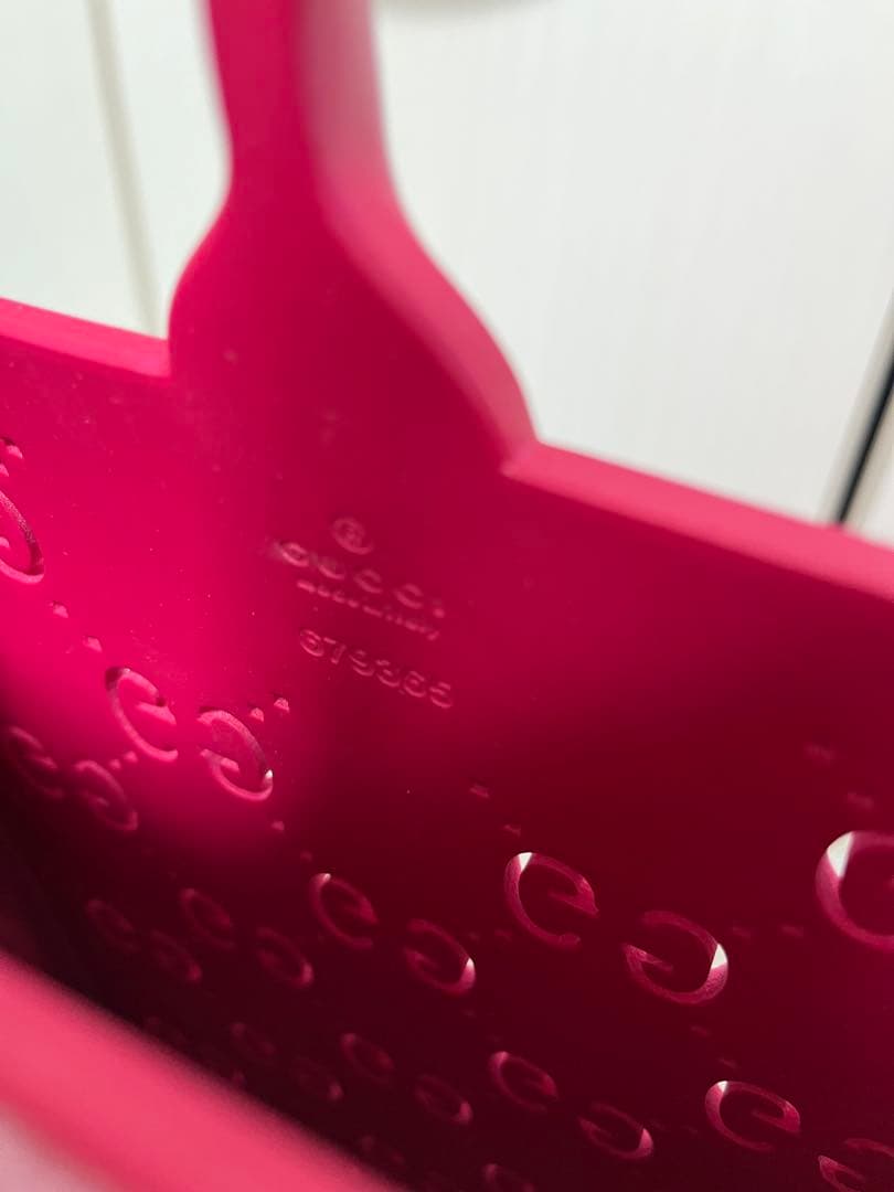 GUCCI チルドレンズ GG トートハンドバック(赤)