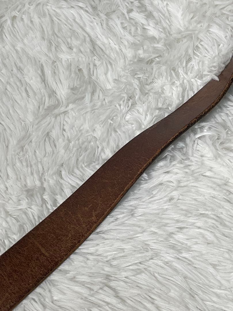 Levi’s リーバイス 本革 レザーベルト ブラウン USA刻印 ヴィンテージ