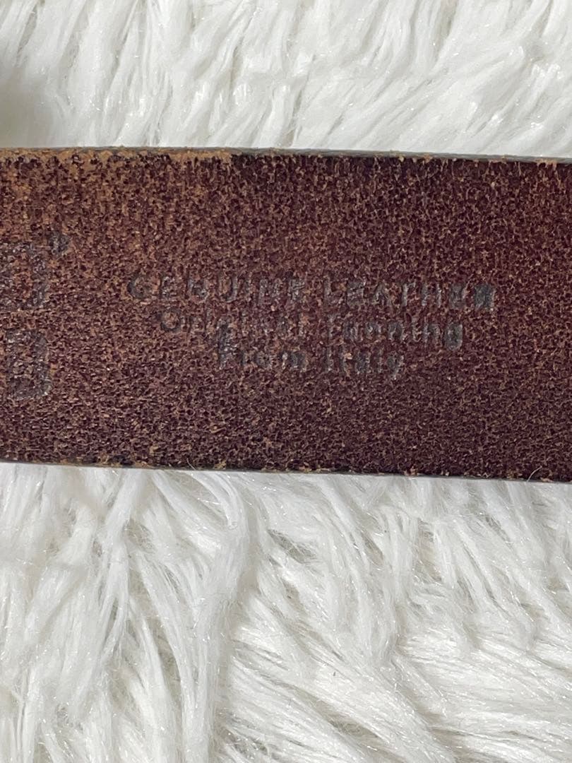 Levi’s リーバイス 本革 レザーベルト ブラウン USA刻印 ヴィンテージ