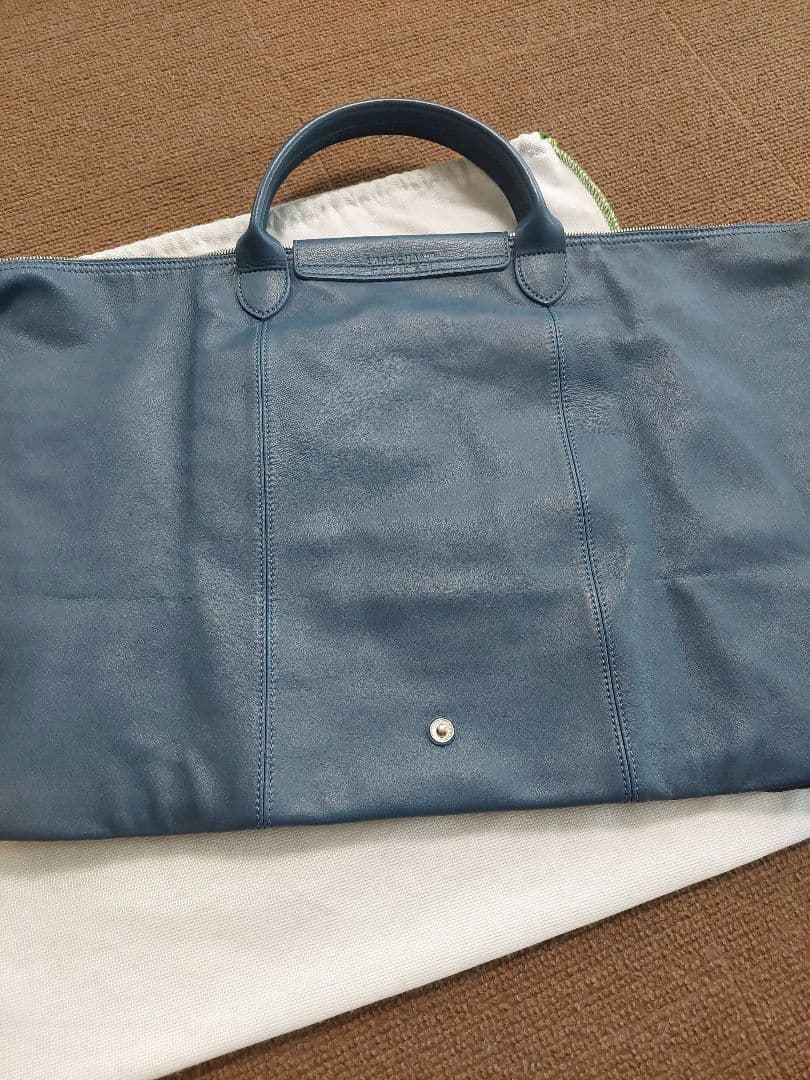 【美品】ロンシャン オールレザー 2Way旅行用ボストンバック