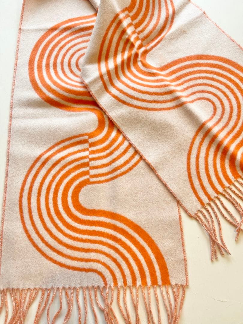 HERMES エルメス カシミヤ100% マフラー 極美品　箱付