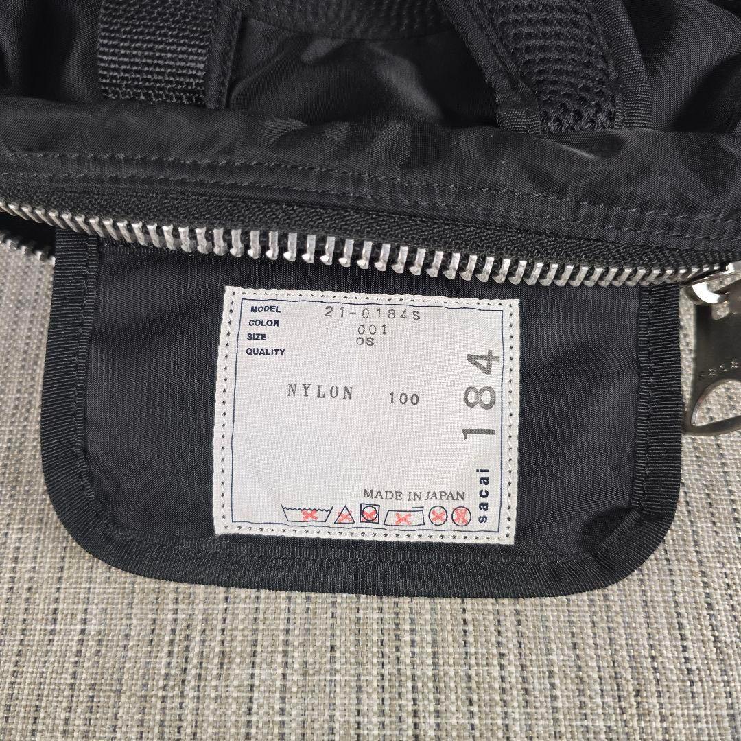 ✨超美品✨sacai ×PORTER ショルダーブラック