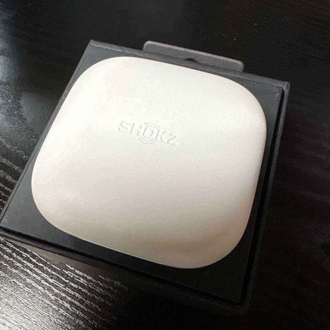 SHOKZ OPENFIT AIR ホワイト ワイヤレスイヤホン