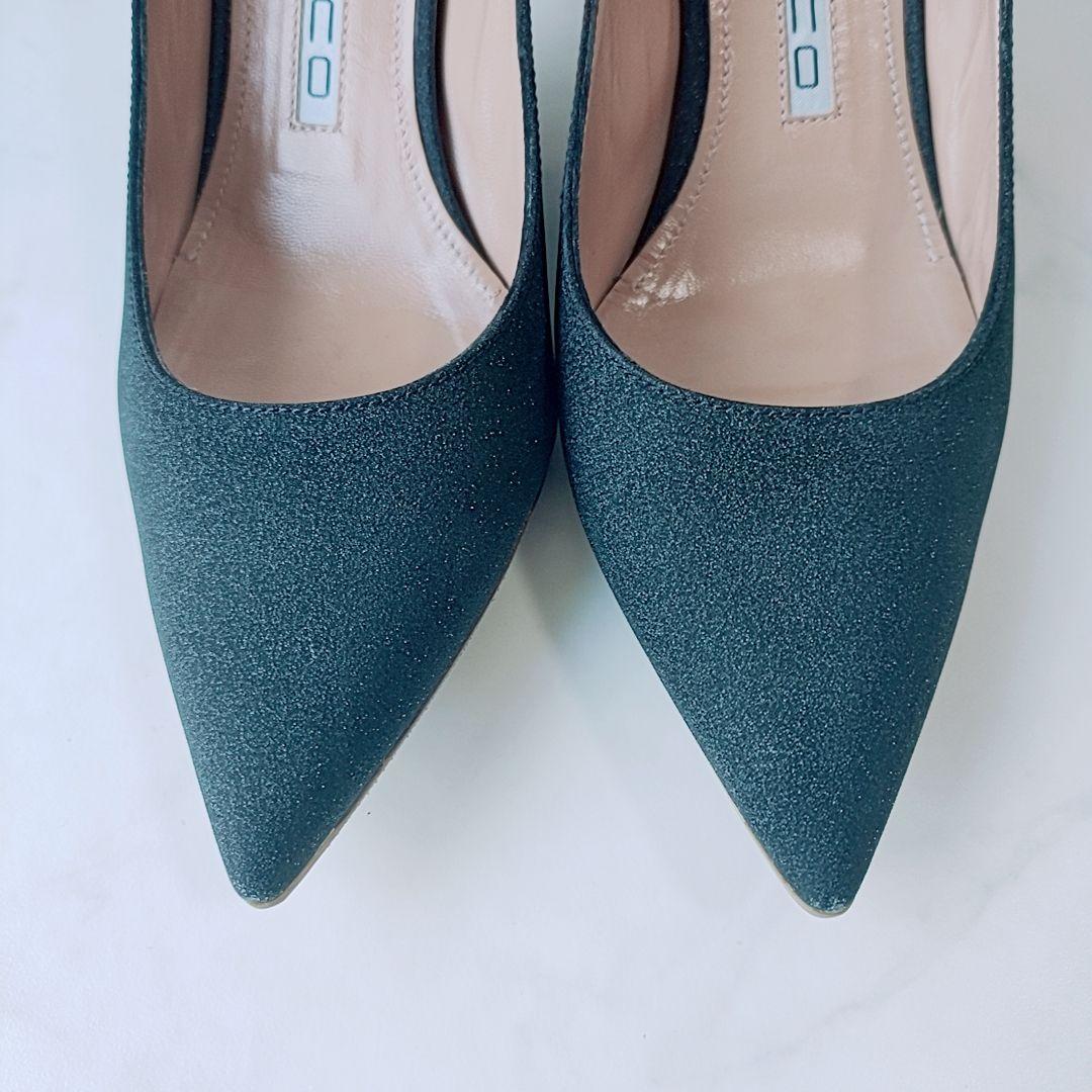 PELLICO ラメ グリッター パンプス ハイヒール