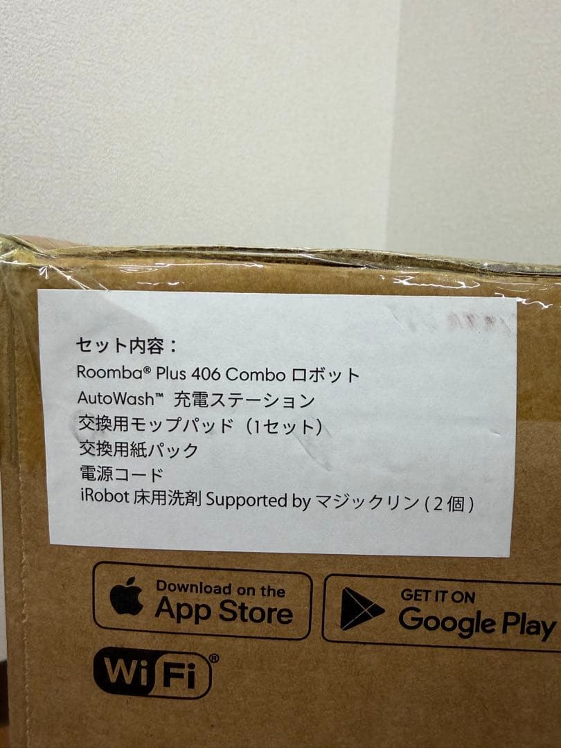 ルンバPlus 406 Comboロボット + AutoWash