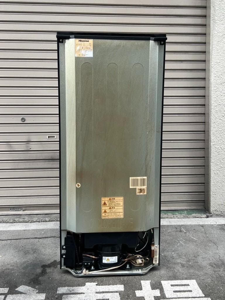A389◆ハイセンス HR-G13A-BR 2017年製 冷蔵庫 134L 設置