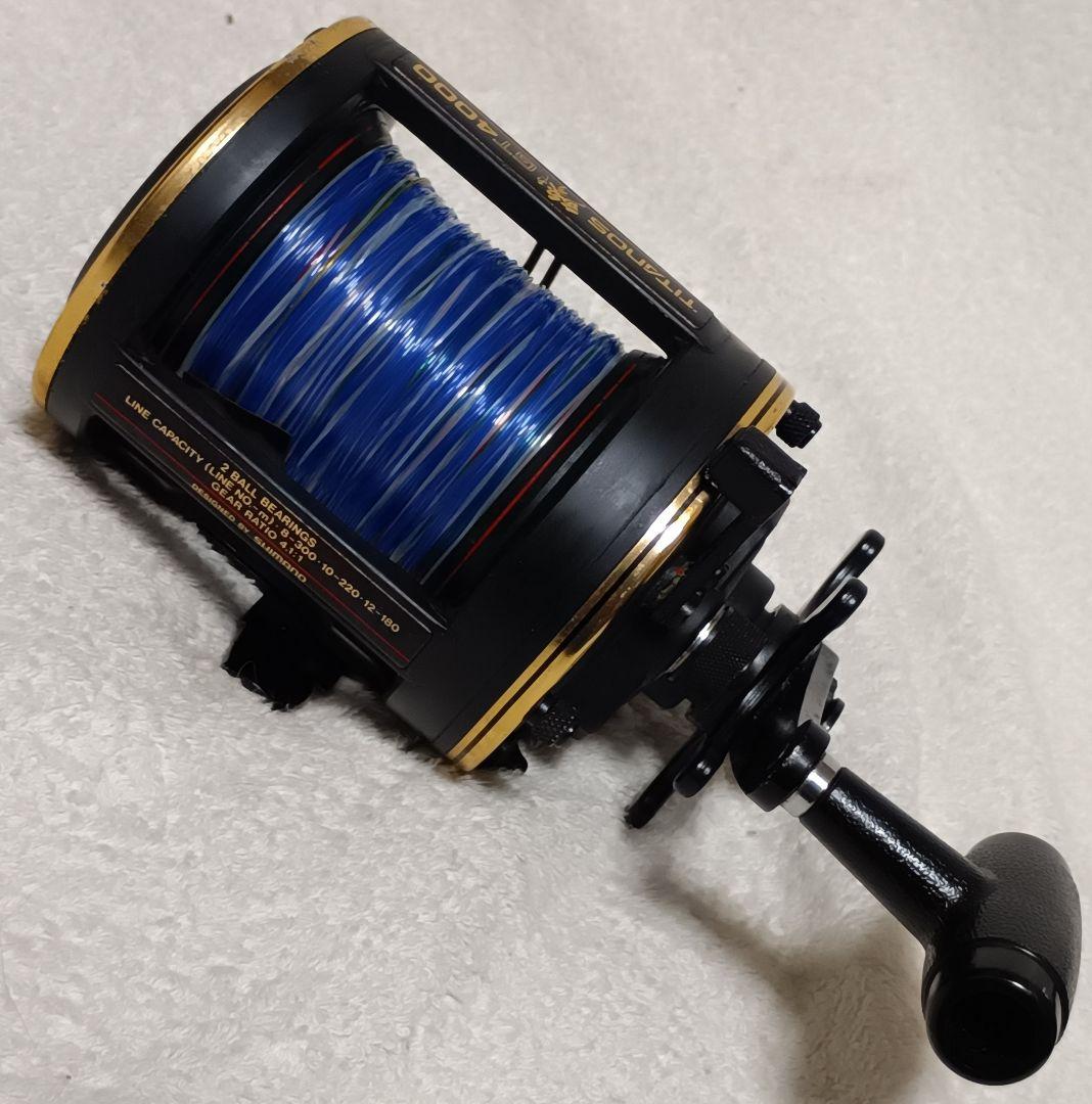 シマノチタノス鯵GT4000良品！新品ライン付