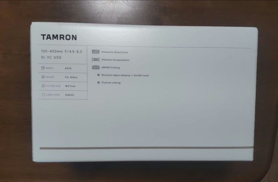 TAMRON A035 For NIKON 100-400mm ジャンク