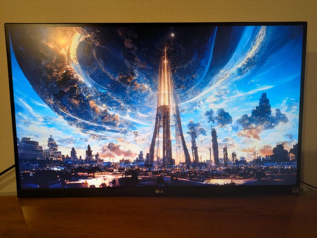 LG 4K IPS 27インチ モニター 27UK650-W ホワイト 液晶