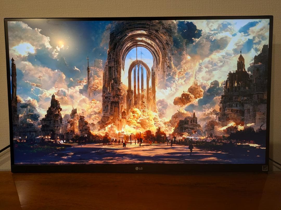 LG 4K IPS 27インチ モニター 27UK650-W ホワイト 液晶