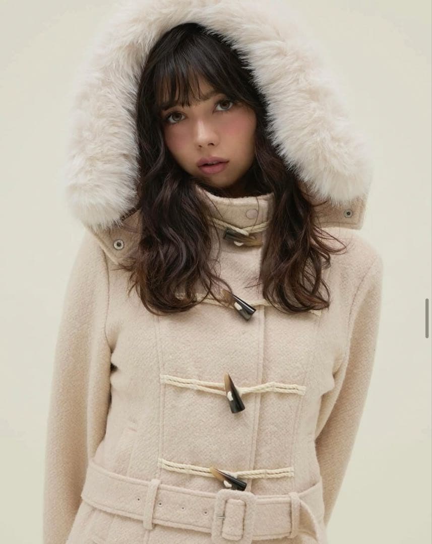 ジャケット・アウター ANDMARY Nicole fur belt jacket