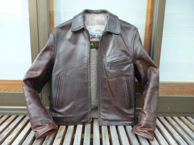 ま*ん様 Aero Leathers ハーフベルテッド サイズ34