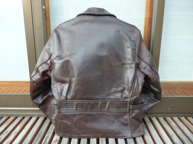 ま*ん様 Aero Leathers ハーフベルテッド サイズ34