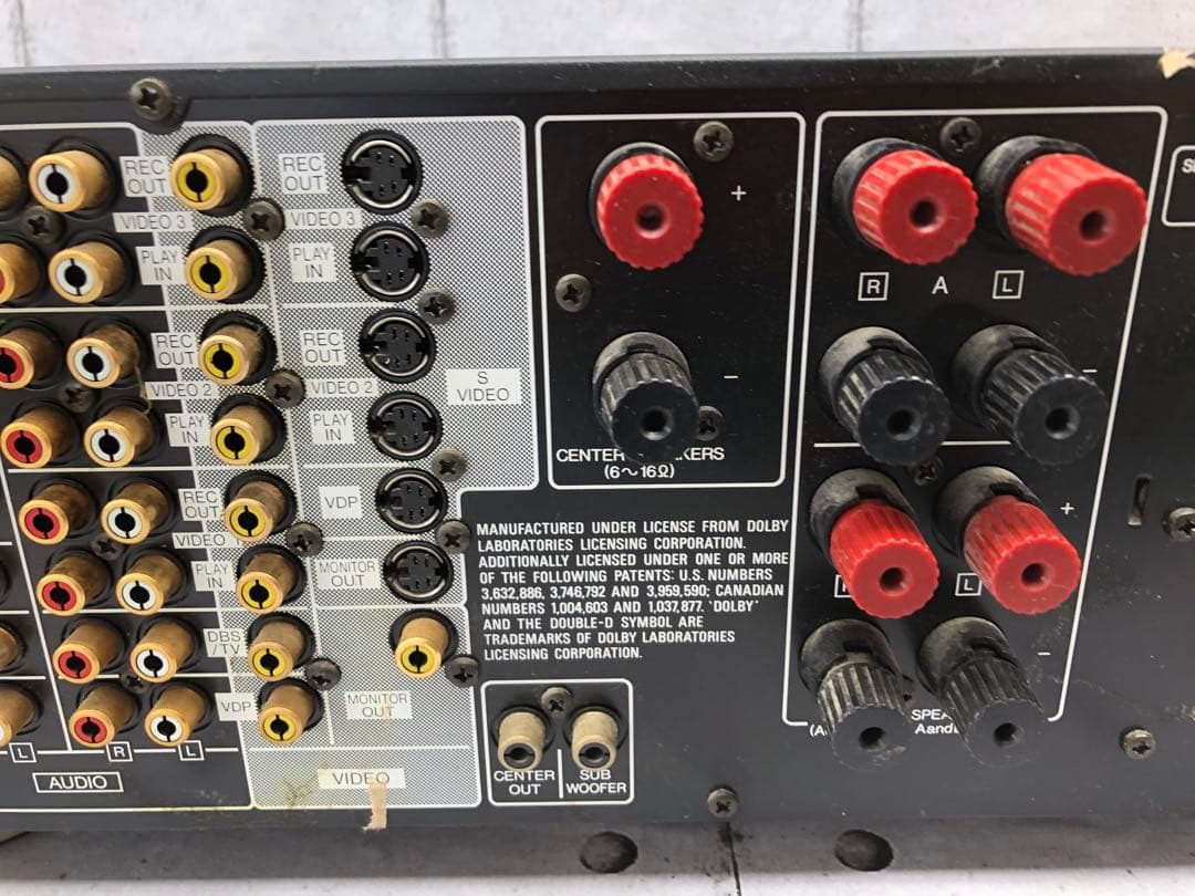 KENWOOD/KA-V6000/サラウンドアンプ動作品(L98)