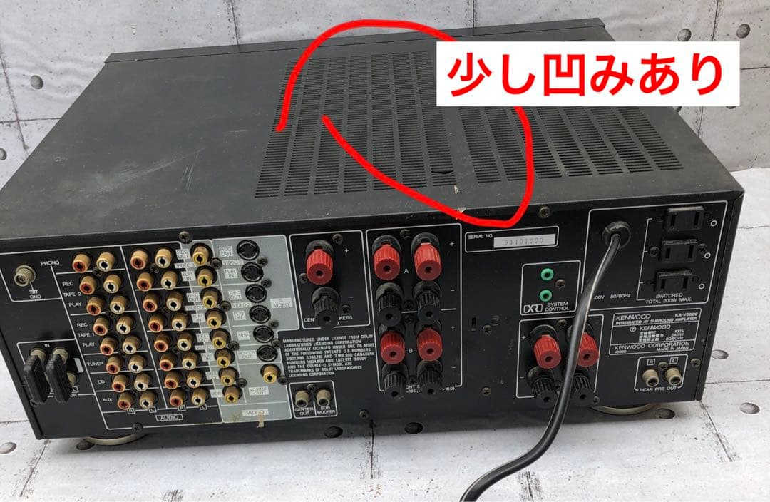 KENWOOD/KA-V6000/サラウンドアンプ動作品(L98)