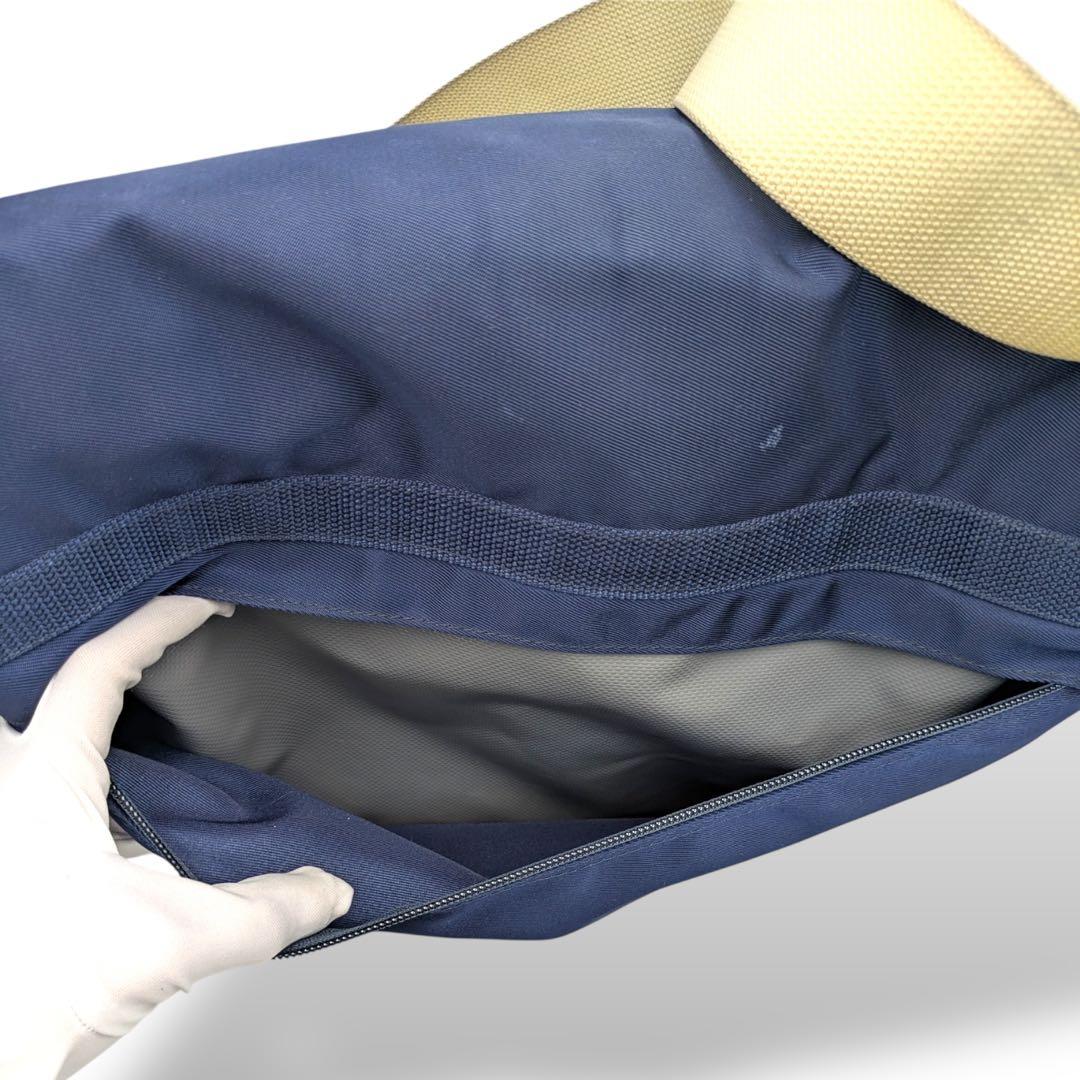 美品 PORTER 大容量 メッセンジャーバッグ ネイビー ビジネス