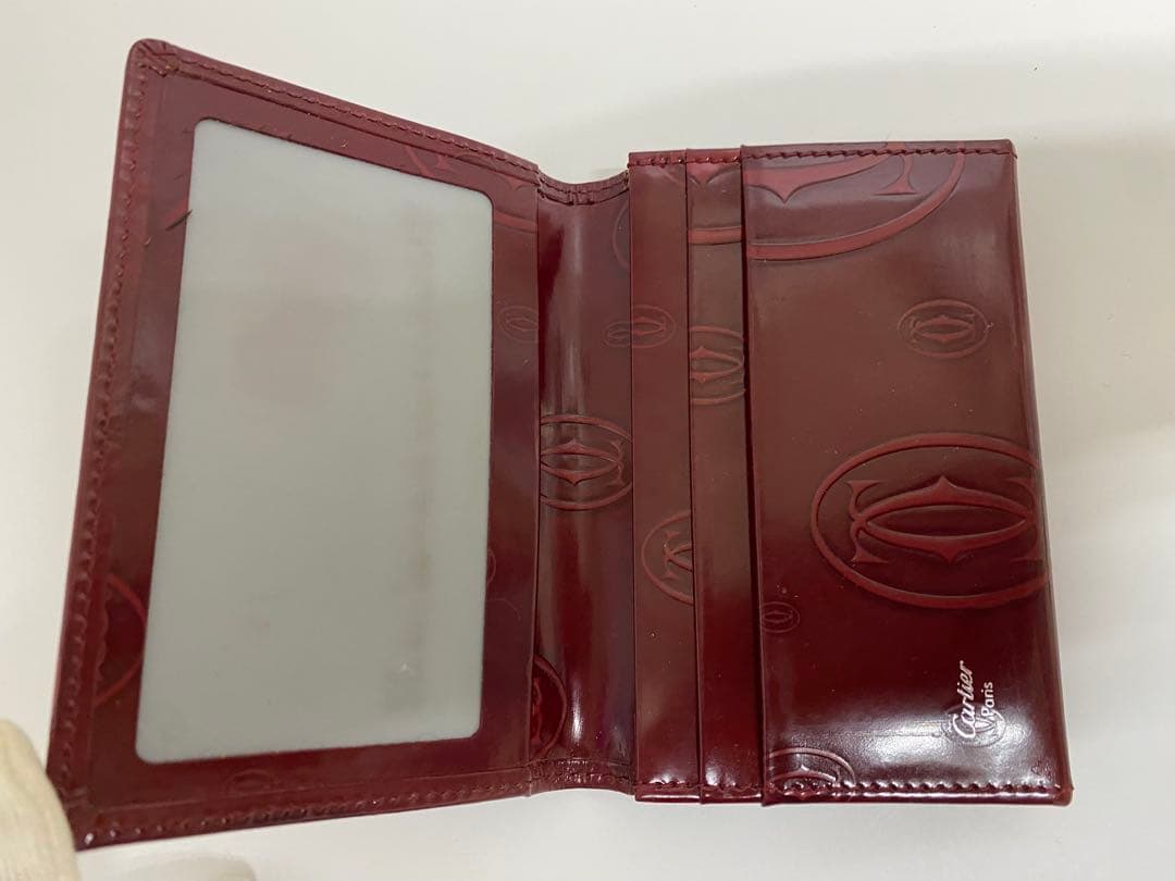 廃盤　カルティエハッピーバースデーライン　名刺・カード入れ