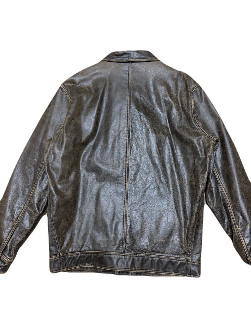 【ZARA】VINTAGE LEATHER JACKET