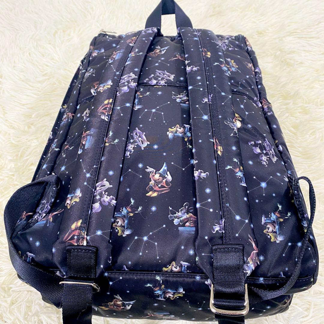 極美品　ポーター　リュック　ディズニー　コラボ　90周年　ミッキー　ブラック