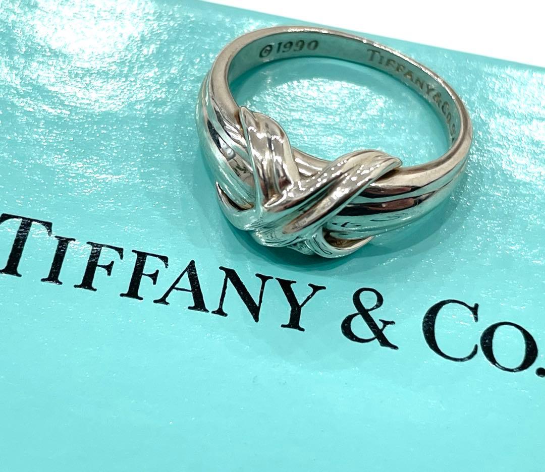 Tiffany&Co. オールドティファニー　シグネチャークロス リング 925