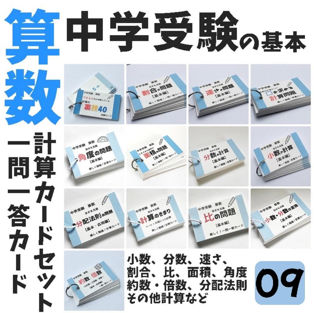 中学受験セット商品【100】国語・算数・理科・社会　暗記カード　テスト対策