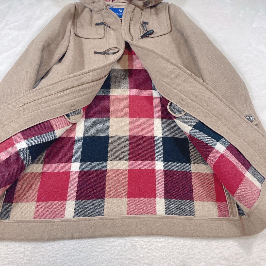 ゆいゆうママ　ブルーレーベルクレストブリッジ　ダッフルコート　裏地チェック