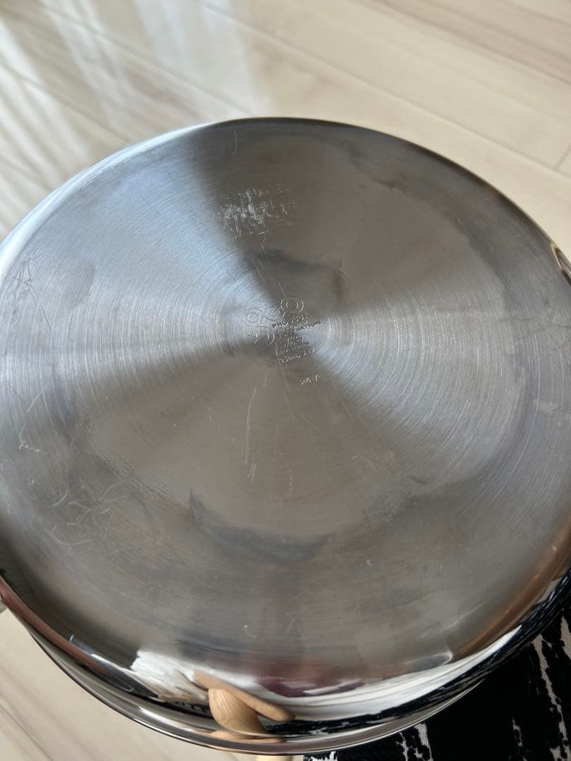 【2回のみ使用】宮崎製作所 ジオ プロダクト 浅型両手鍋25cm