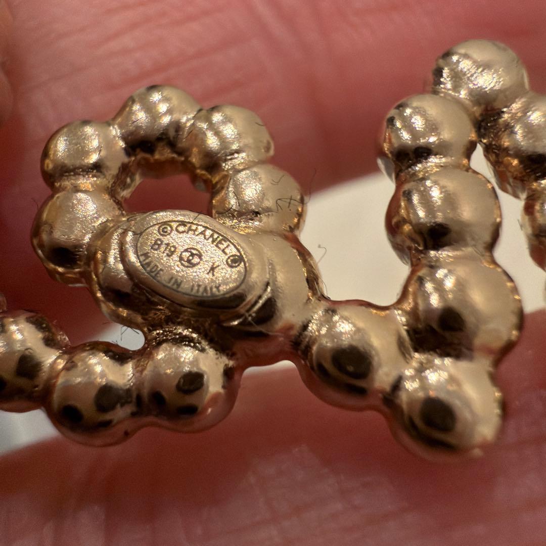 Chanel ロゴ ヘアピン パール装飾