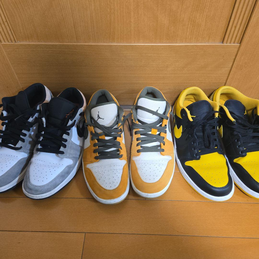 Air Jordan 1 Low 3足セット 30cm