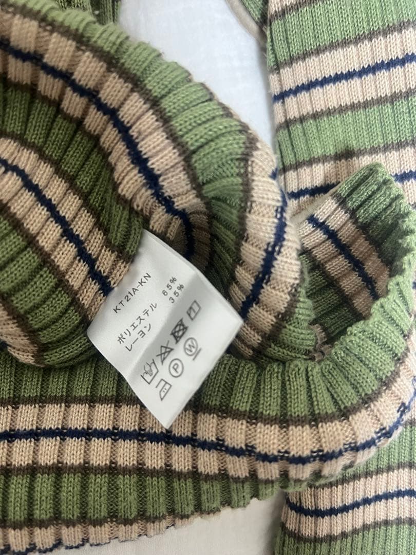 kotohayokozawa フリル付き長袖ニット