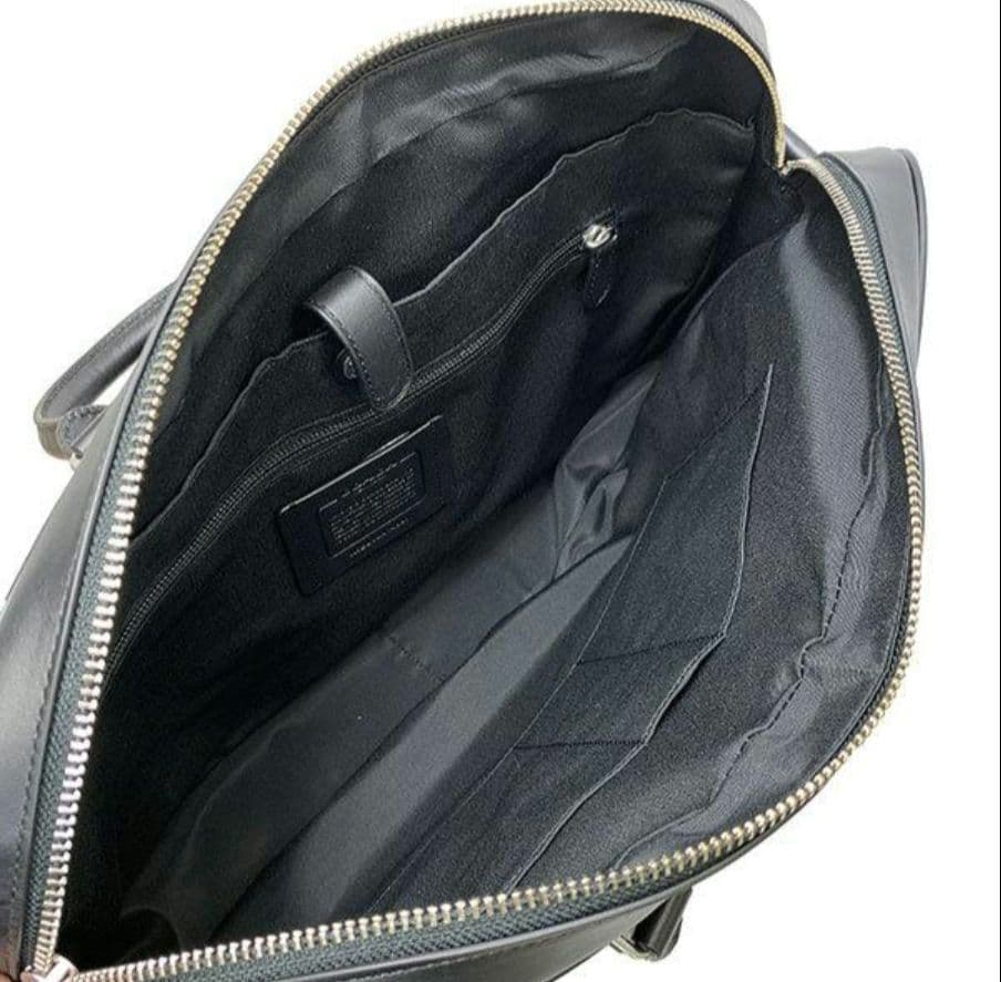 COACH コーチ ブラック ビジネスバッグ