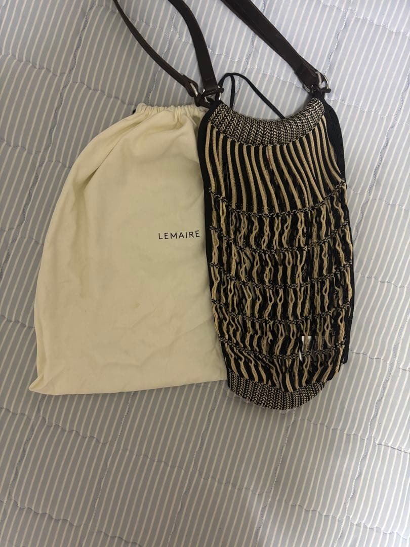 ショルダーバッグ LEMAIRE medium filt net shopping bag