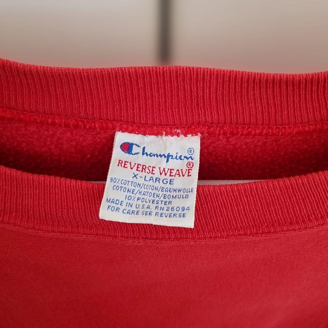 m*️様 90s XL 美品 USA 製 チャンピオンリバースウィーブ