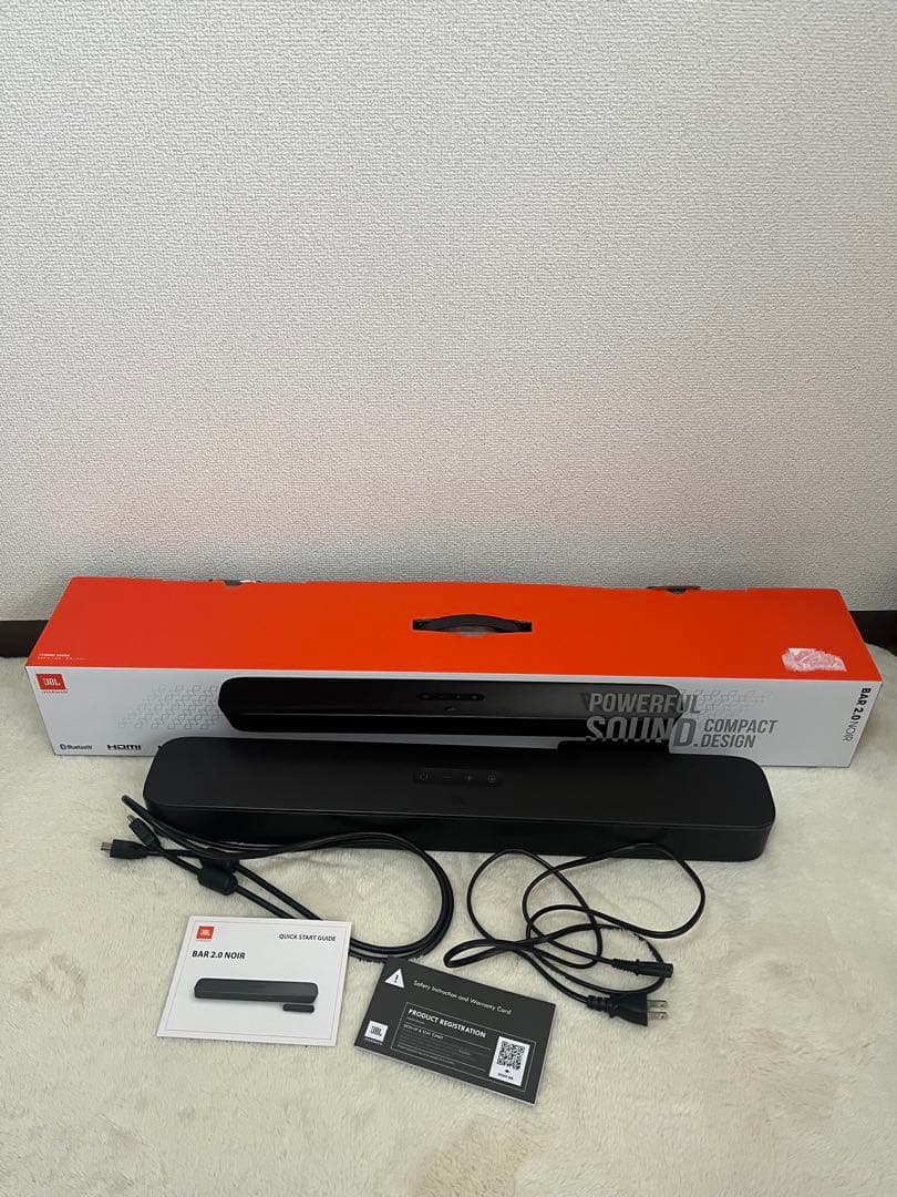 JBL BAR2.0 NOIR サウンドバー　スピーカー