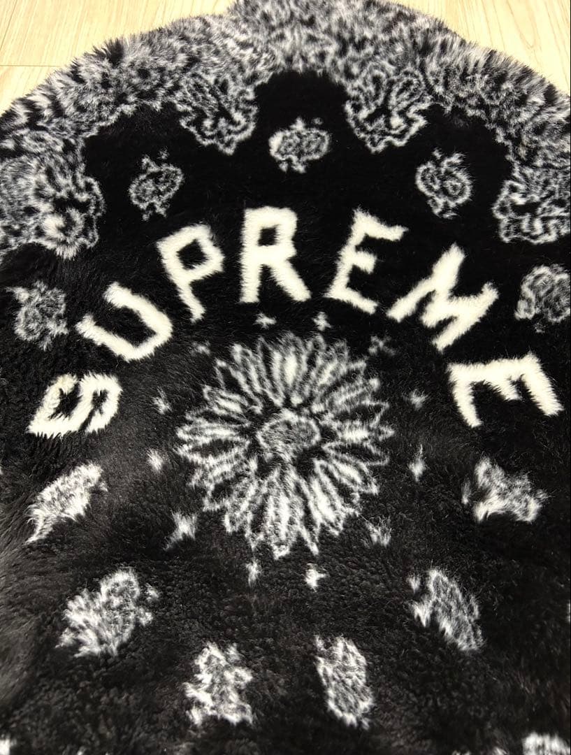 完売品 極美品 M Bandana Faux Fur Bomber Jacket