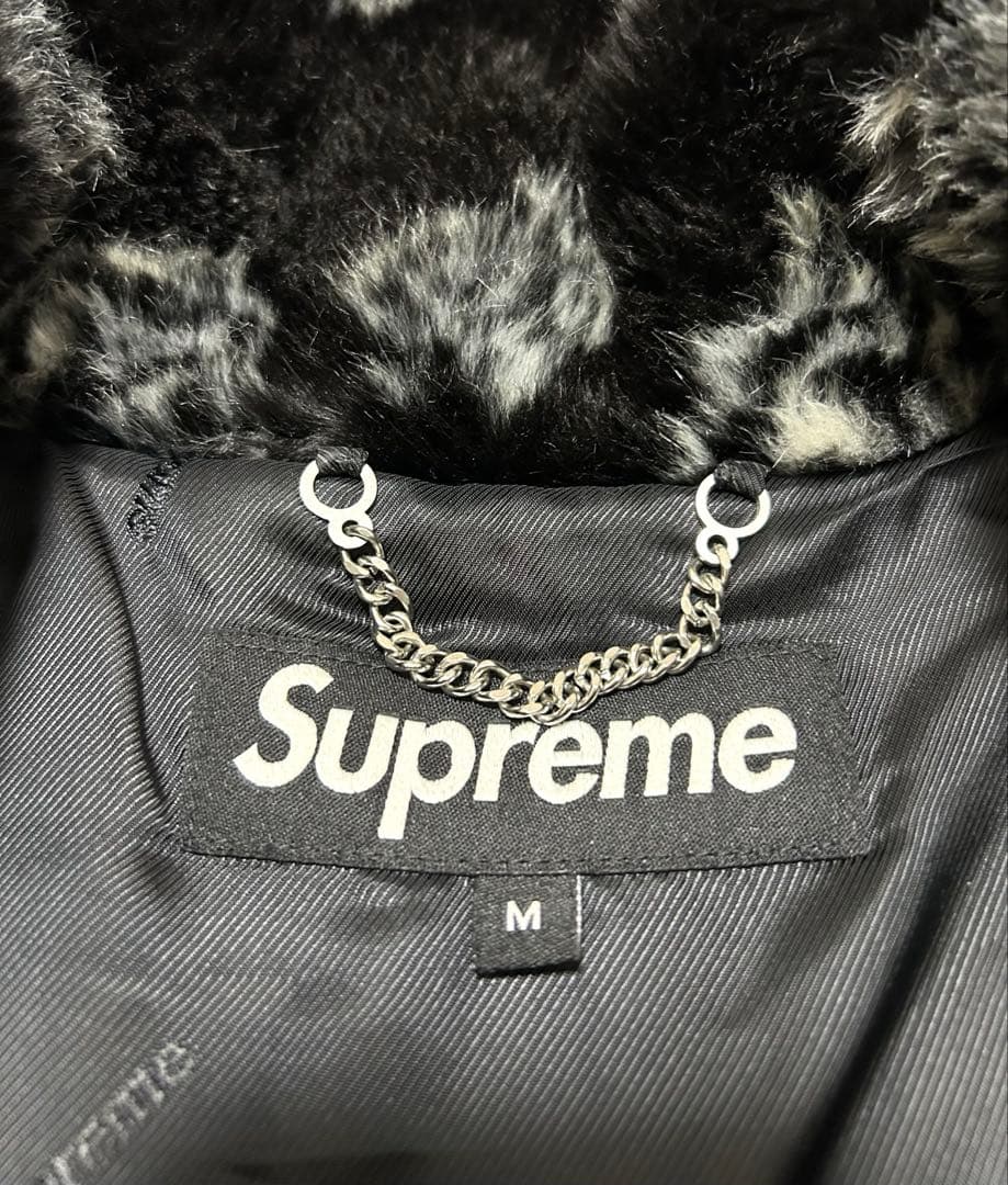 完売品 極美品 M Bandana Faux Fur Bomber Jacket