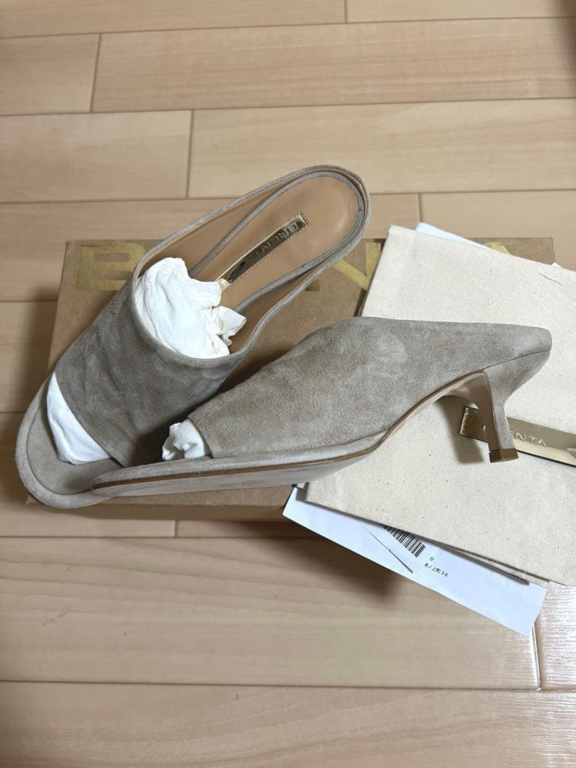 BRENTA ブレンタ　ミュール　ベージュ　38