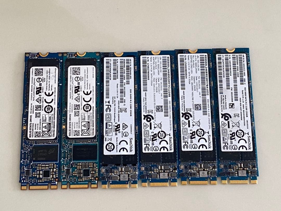 SSD 256GB 6枚セット