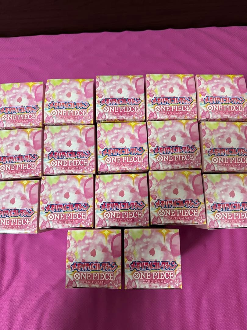 ワンピース カードゲーム EB-01 メモリアルコレクション１７BOXテープ付き