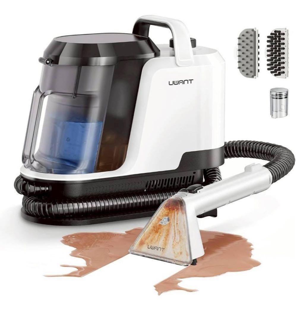 家庭用カーペットクリーナー プロ仕様ブラシ 専用洗浄液付き 絨毯クリーナー