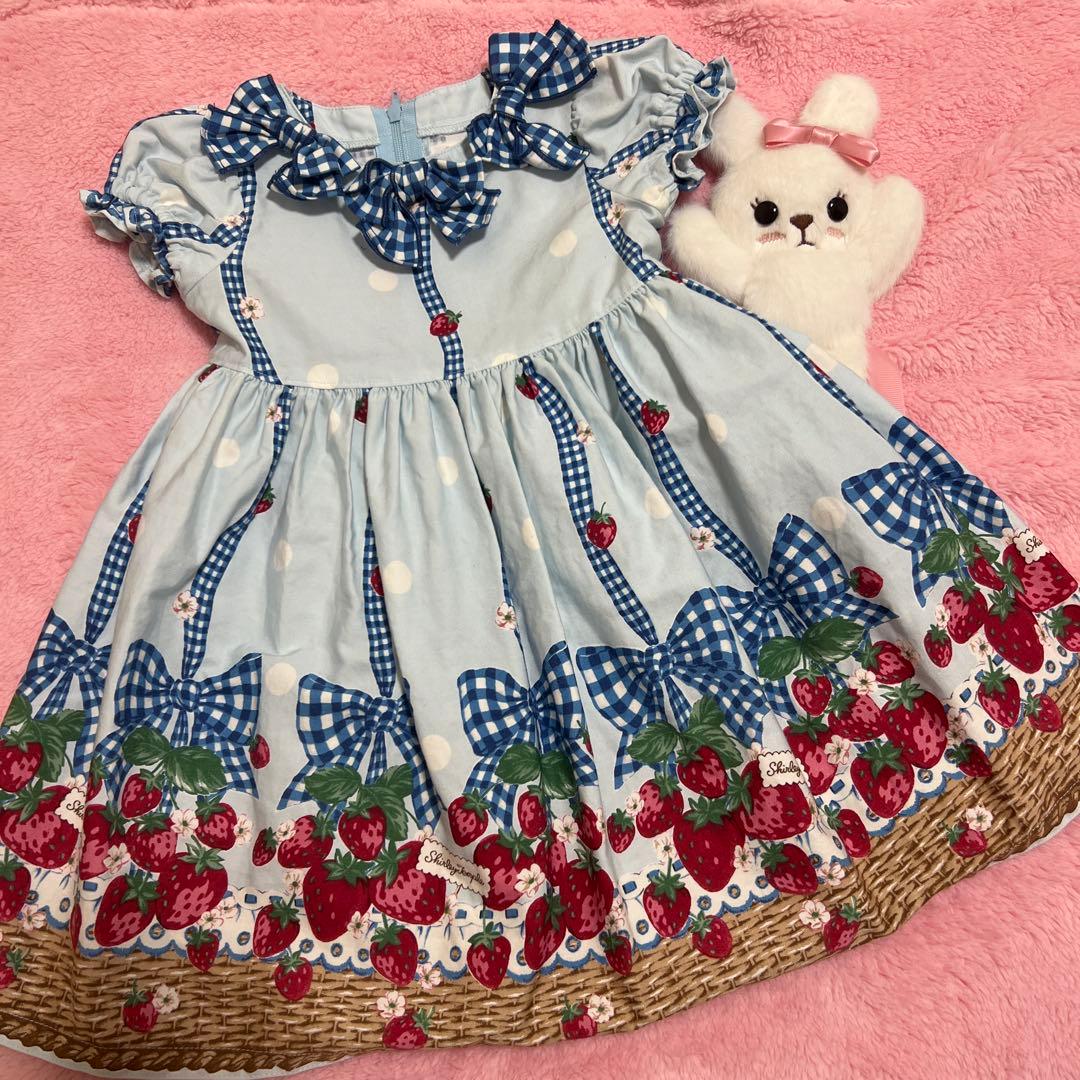 シャーリーテンプル♡いちごバスケットワンピース