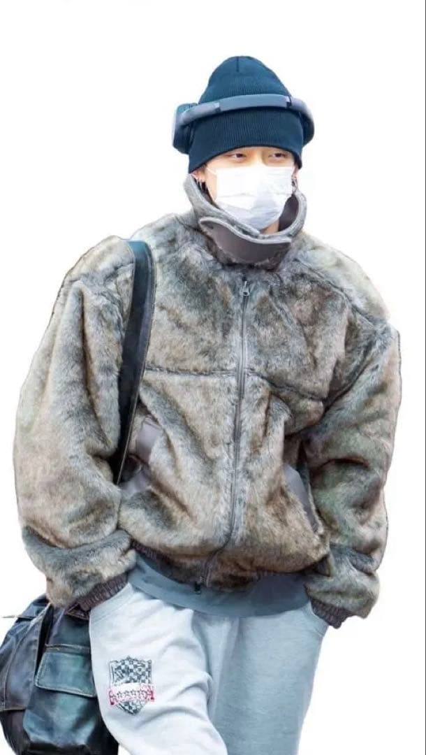 Camphorwoodフェイクレザーファー2wayリバーシブルジャケット