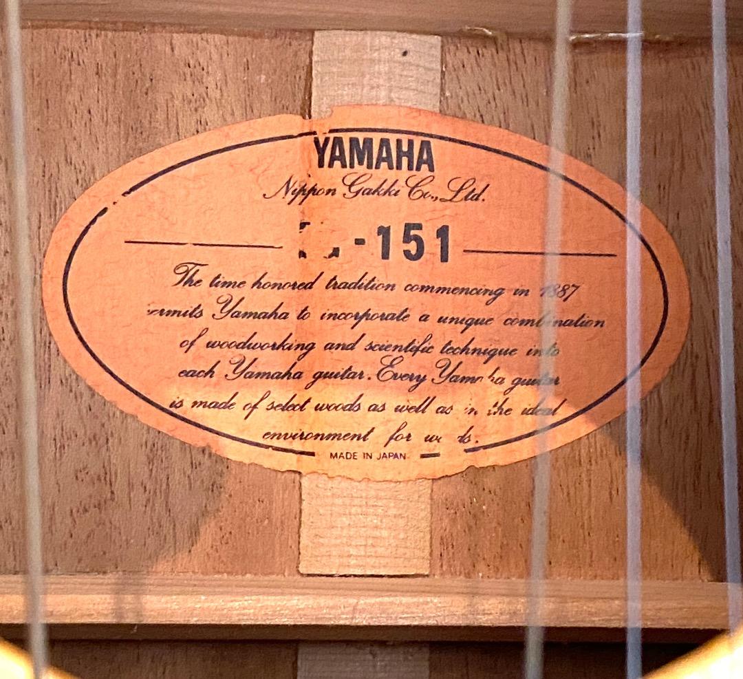 【送料込み】YAMAHA FG-151 オレンジラベル アコースティックギター