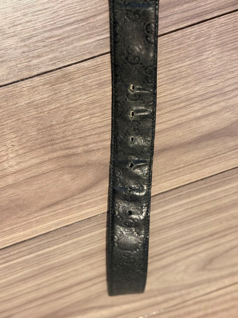 隼*様 GUCCIロゴベルト　メンズ