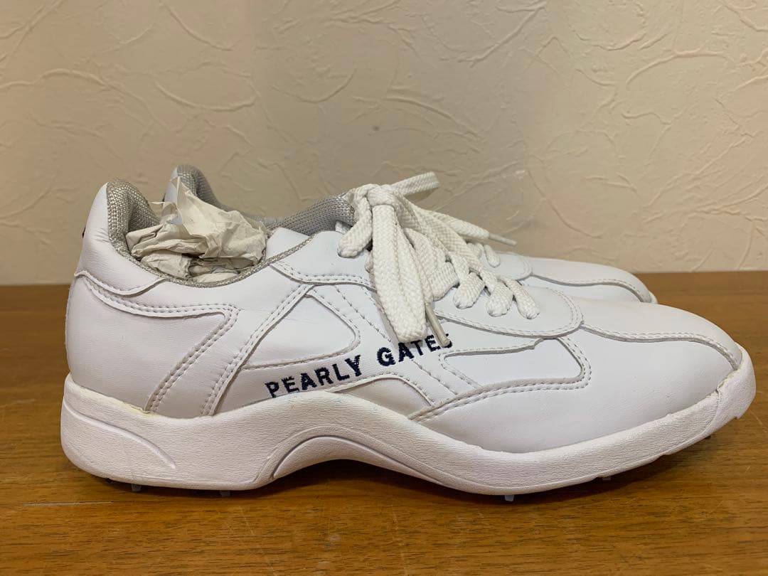 N0928-04★未使用 PEARLY GATES ゴルフシューズ ホワイト